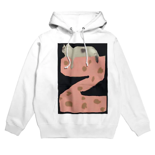 2かZにのったかわいい猫 Hoodie