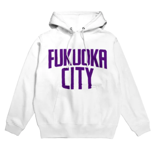 福岡シティTシャツ（パープルロゴ） Hoodie