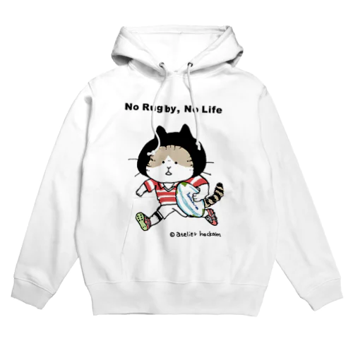 ラグビーねこ　#ラグビー #猫 Hoodie