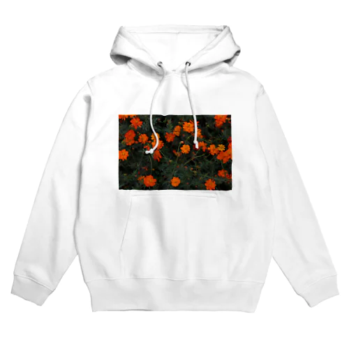 オレンジコスモス Hoodie