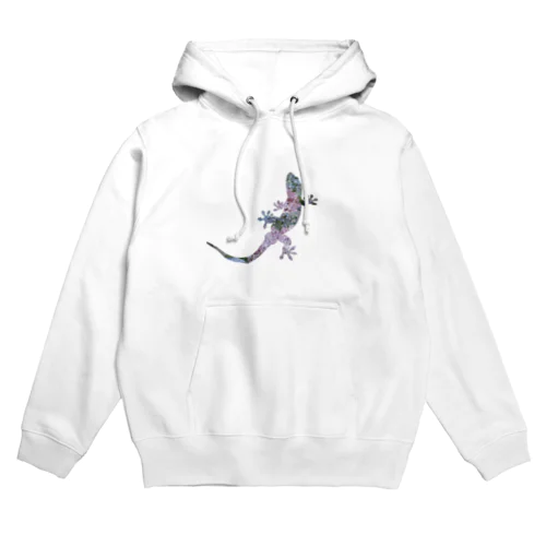 ニホンヤモリ×紫陽花 Hoodie