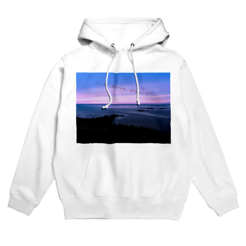 地元の夕焼け Hoodie