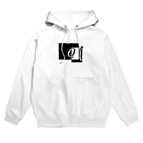 シンプルデザインアルファベットQ Hoodie