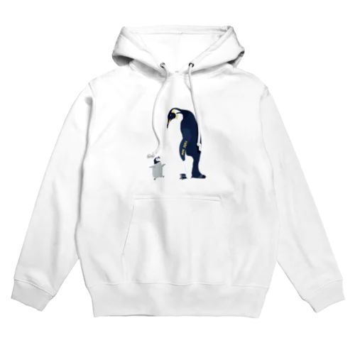 皇帝ペンギン親子 Hoodie