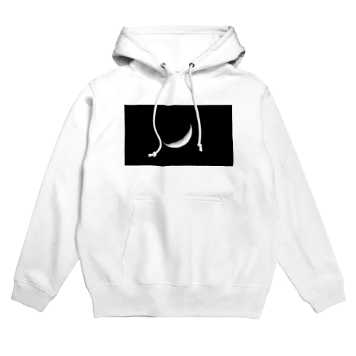 上弦の月_横 Hoodie