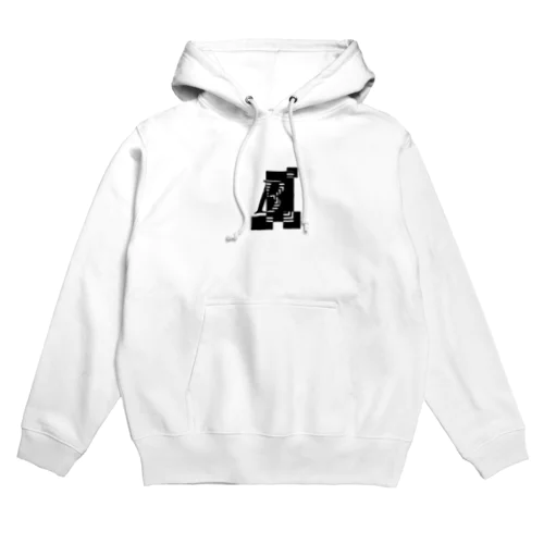 シンプルデザインアルファベットBワンポイント Hoodie