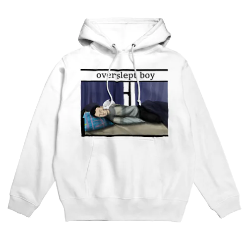 overslept boy  Hoodie