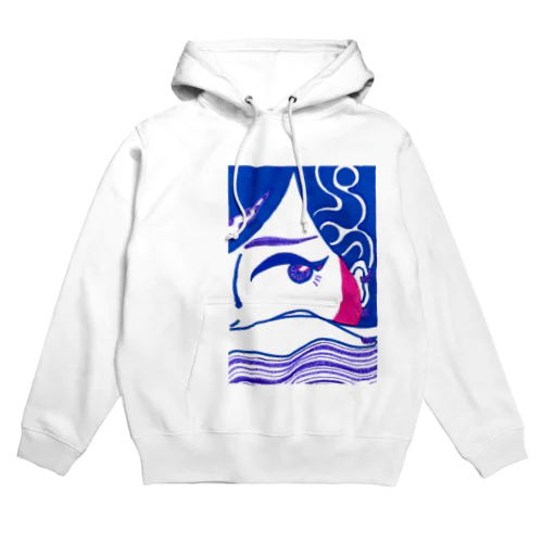 見つめてきた女の子 Hoodie