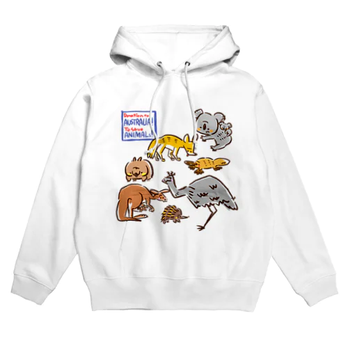 オーストラリアアニマル(500円募金) Hoodie