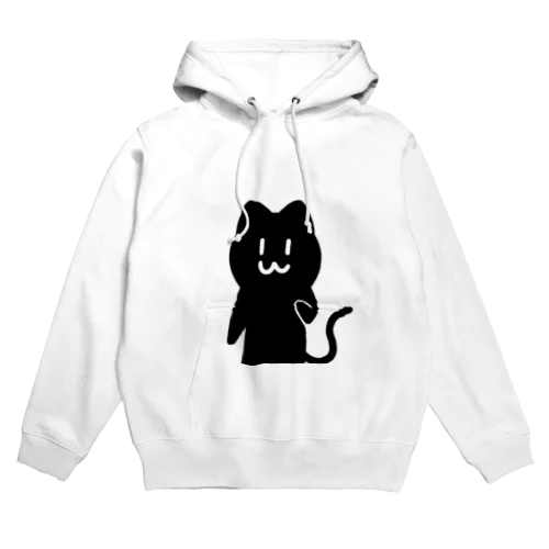 黒いねこ(ver3) Hoodie