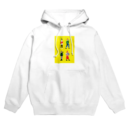 5.長方形黄色全身 Hoodie