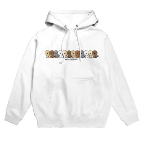 まんまるアフロのトイプードルず！ Hoodie