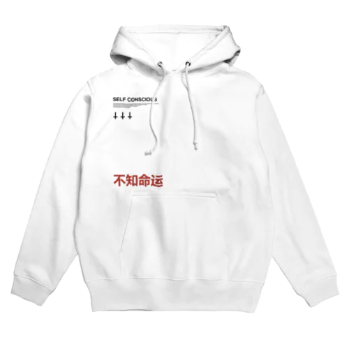 self conscious. Hoodie