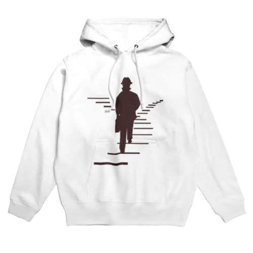 シルエット　まだ見ぬ世界へ　ブラウン Hoodie