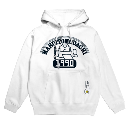 空飛ぶまるいともだち（紺） Hoodie