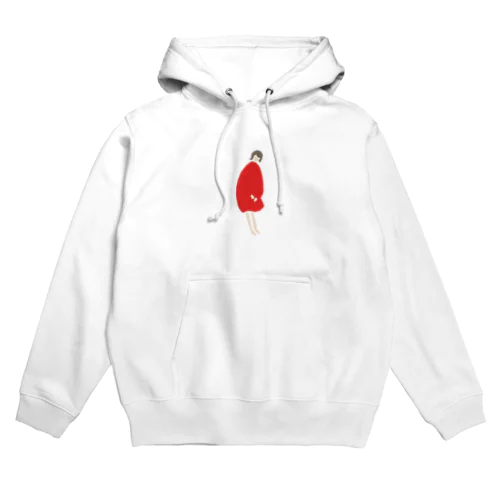 canna red one-piece Hoodie