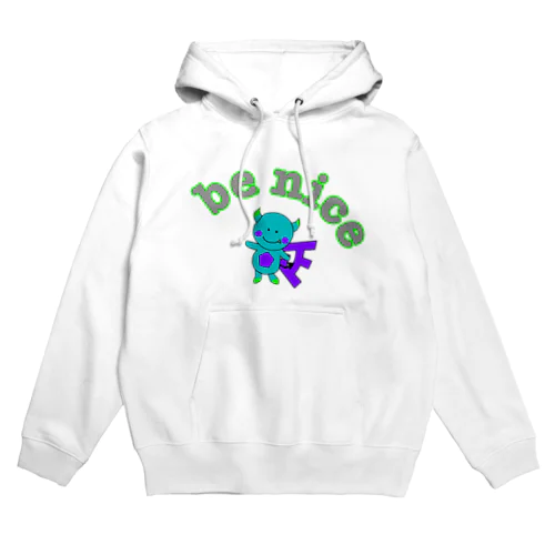 正霊 be nice パーカー Hoodie