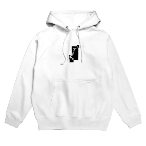 シンプルデザインアルファベットJワンポイント Hoodie