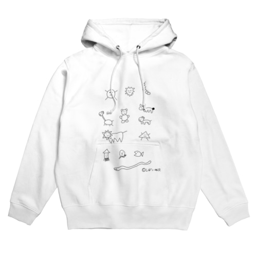 海と森の生き物たち Hoodie