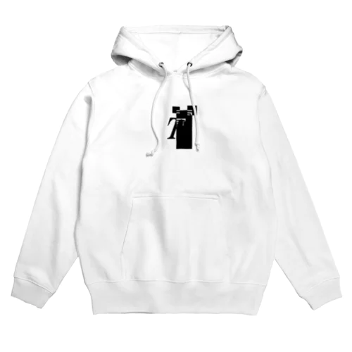 シンプルデザインアルファベットＴワンポイント Hoodie