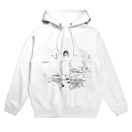 海から来ました Hoodie