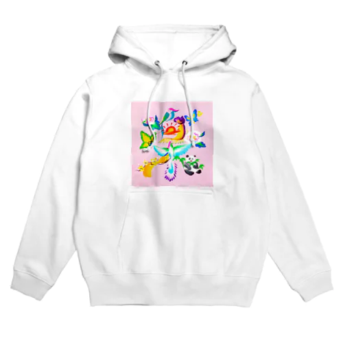 花文字　「楽」 Hoodie