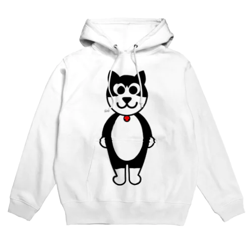 ハチワレ猫のそでみ Hoodie