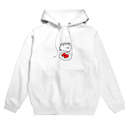 寿司を振る舞うねこです Hoodie