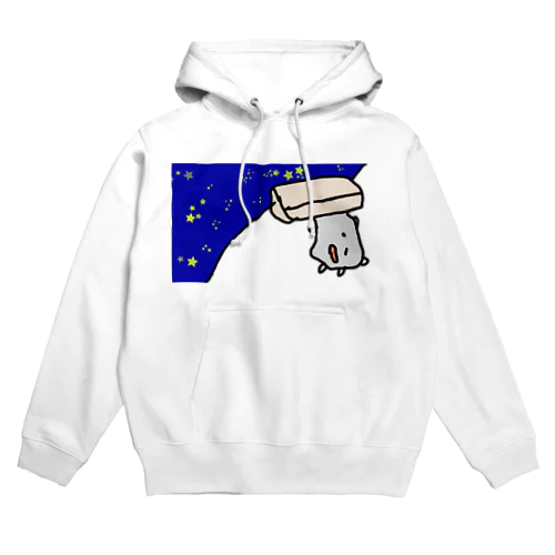 クーラーから宇宙に旅立つねこです Hoodie