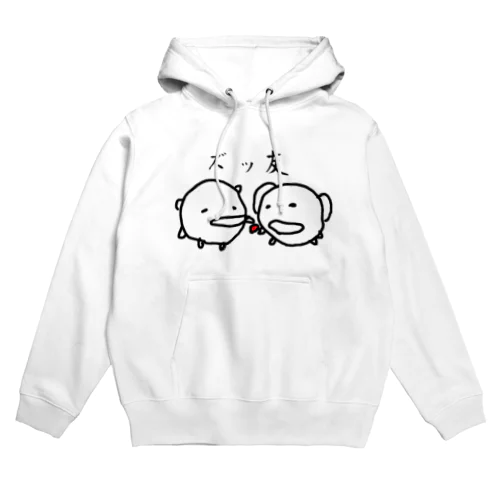 一度床に落ちた梅干しをいぬにあげるねこです Hoodie