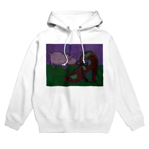 ぶたとハイヒール Hoodie