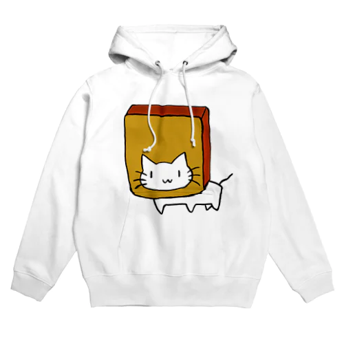 カステラに顔を突っ込む猫 Hoodie