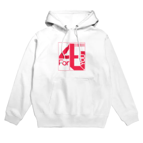 ４Uロゴ Hoodie