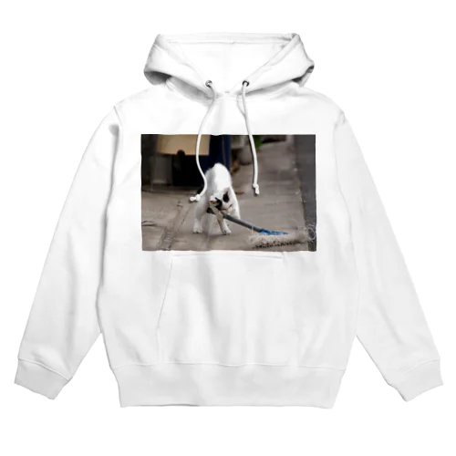 お掃除子猫 Hoodie