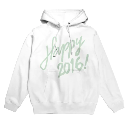 HAPPY 2016正月 グッズ FRESH GREEN パーカー