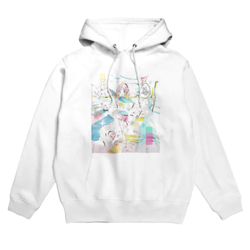 水彩すこやかちゃん Hoodie