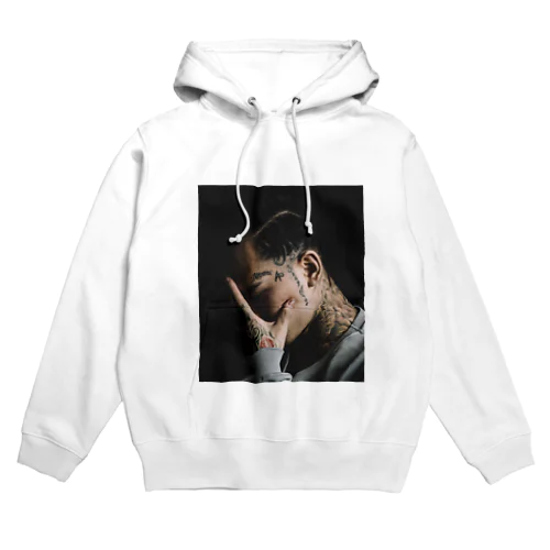 YZEERのプリントパーカー Hoodie