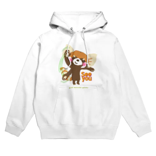 大耳のレッサーパンダ "See You" Hoodie