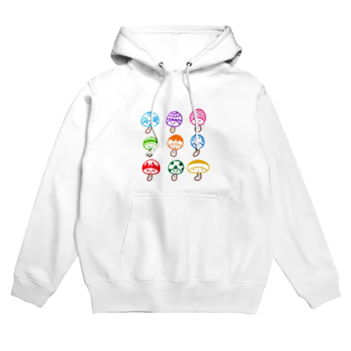 かわいいカラフルKINOKO Hoodie
