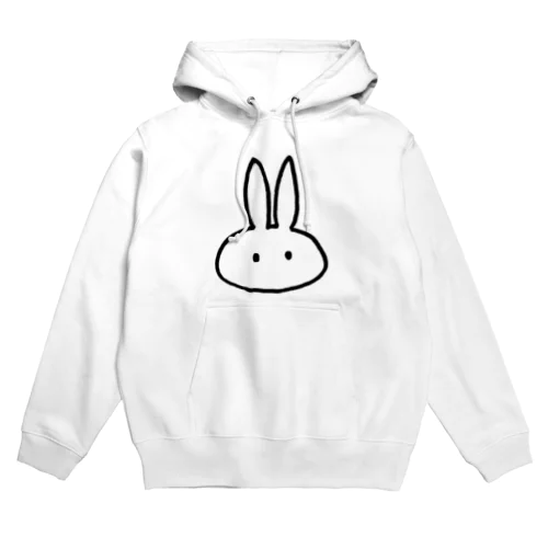 うさフェイス Hoodie