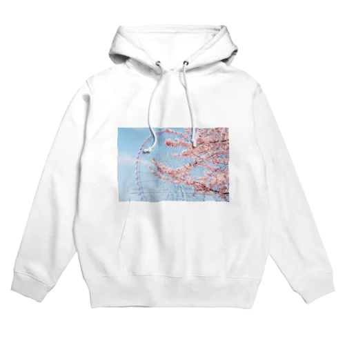 観覧車と桜。 Hoodie