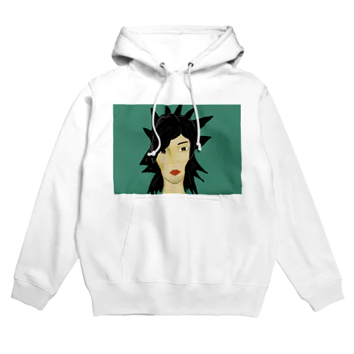 ウニを纏う女 Hoodie