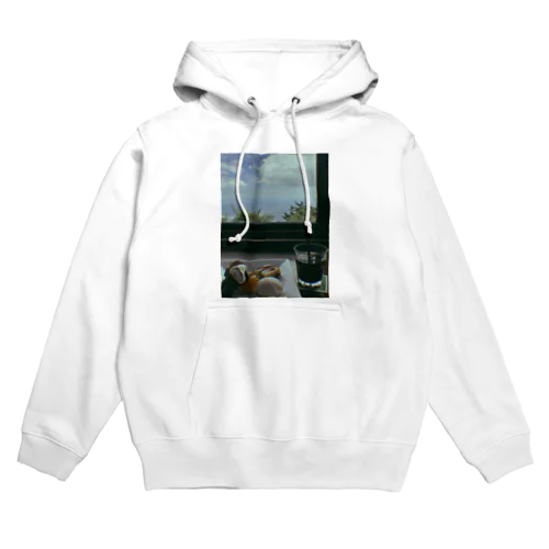 夏のカフェ Hoodie