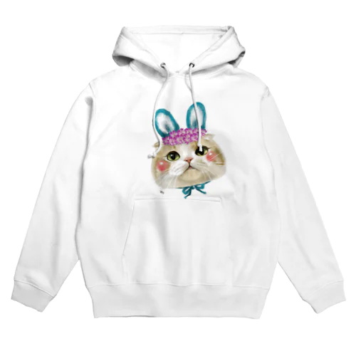 うさぎねこ Hoodie