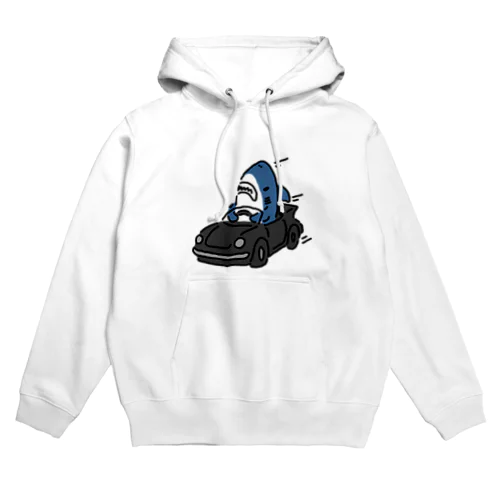 飛ばすサメ Hoodie