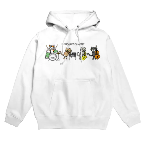 ネコジャズカルテット Hoodie