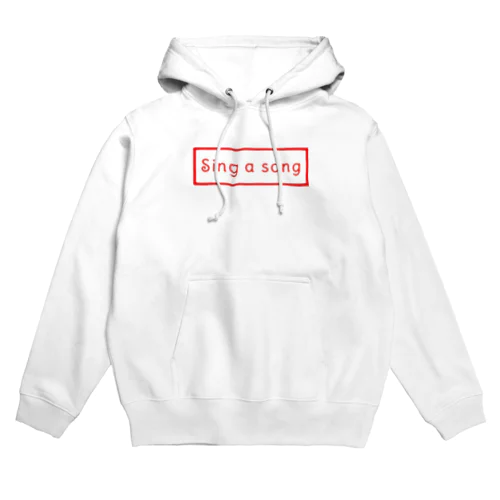 sing a song シンプル Hoodie