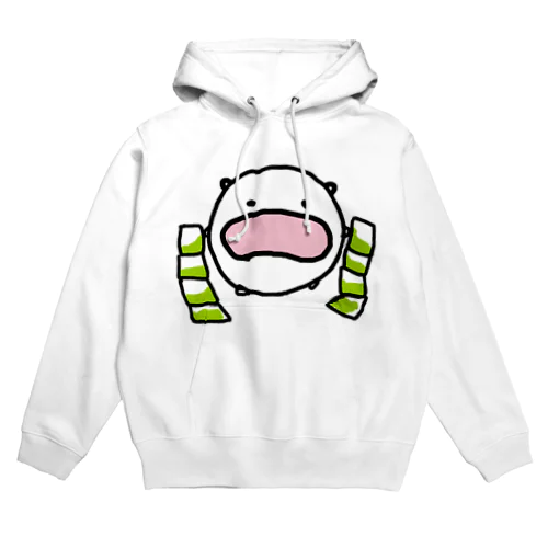 緑茶パックが連なってるタイプで絶望するねこです Hoodie