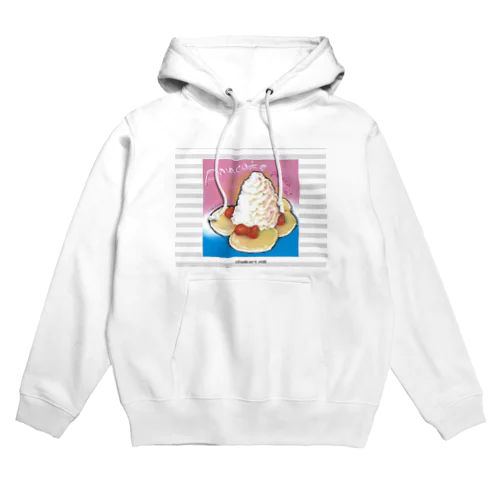 チョークアート　パンケーキ　A Hoodie