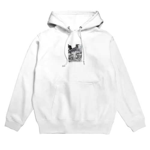 ブダペスト地下鉄　線画 Hoodie